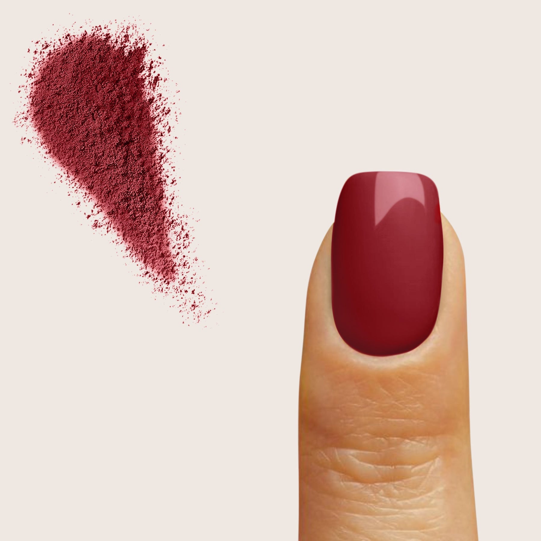 Bordeaux Red Dip Powder