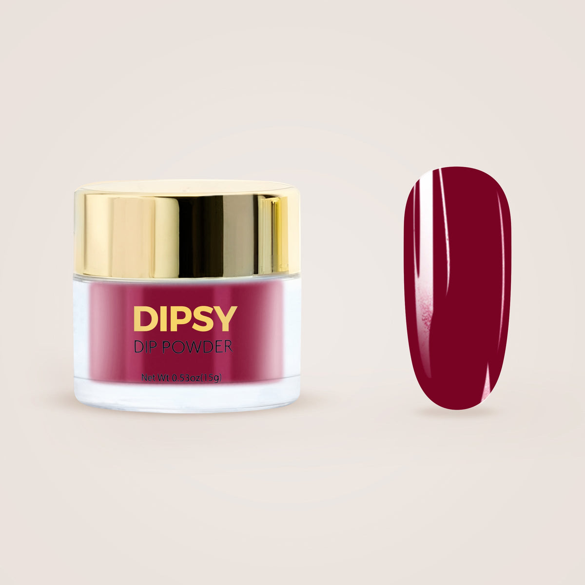 Burgundy Red Dip Powder