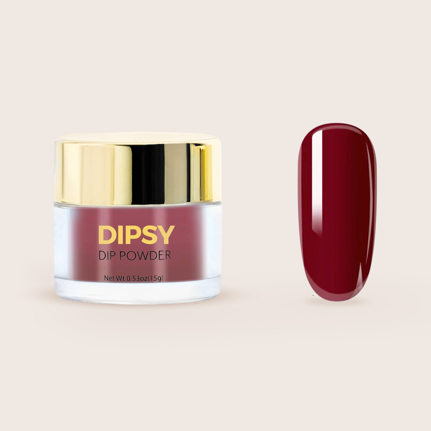 Bordeaux Red Dip Powder
